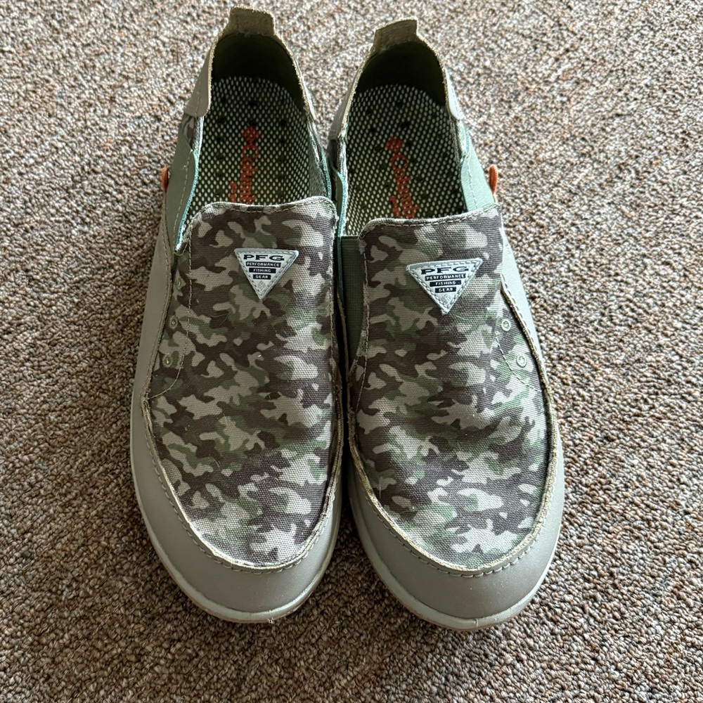 Columbia PFG Camouflage Slip-On Shoes